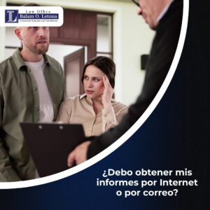 ¿Debo obtener mis informes por Internet o por correo?
