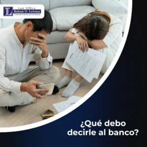 ¿Qué debo decirle al banco?
